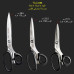 102a - Ciseaux de tailleur K - Code K33 - 10.5"/9.5"/8.5"