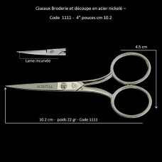 78 - Ciseaux Broderie - 7111- 10,2 cm (4")