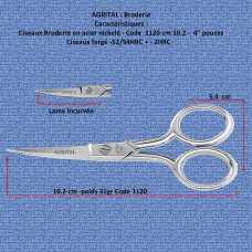 79-Ciseaux Broderie -1120– 10,2 cm  (4)