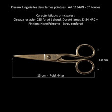 58 - ciseaux lingerie pointu 1134PP