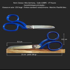 59 - Ciseaux Tailleur Wiss Germany - 1198/PE 