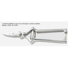 Couperet réglable en acier inox