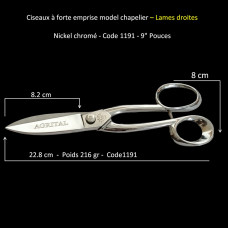 49 - Cisaille tapisserie modèle chapelier 1191