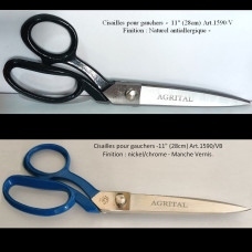 7 - ciseaux tailleur gaucher manche vernis 1590V