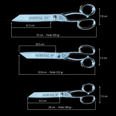 45 - ciseaux tailleur modèle Hammer 1010