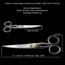 100-Ciseaux à marquer bétail lames larges 1702-