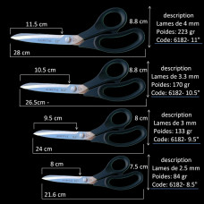 68a - Ciseaux de Tailleur 6000- Code 6.182 - 