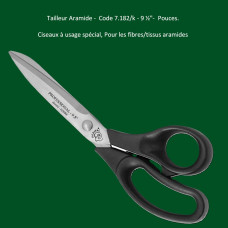 69a-Ciseaux tailleur aramide-6.182/k -24cm