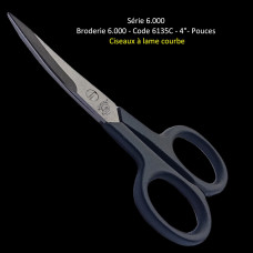 76-Ciseaux courbes à broder - 6135C - 10,5 cm (4")